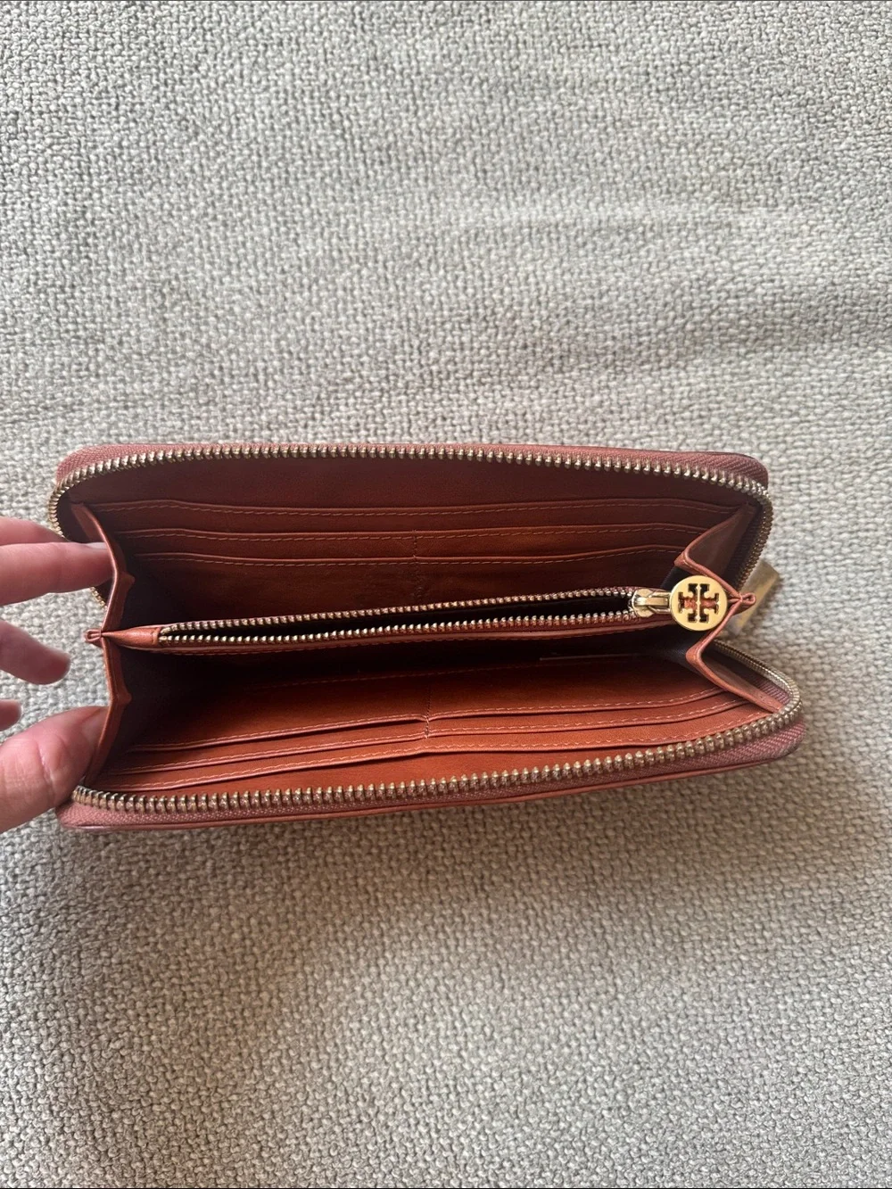 Tory Burch classic cognac
